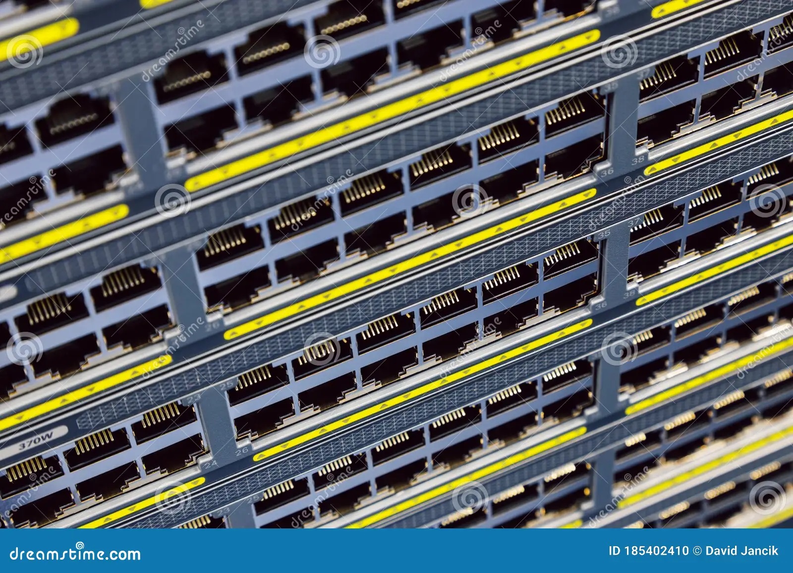 new-network-switches-large-datacenter-empty-rj-ethernet-ports-185402410